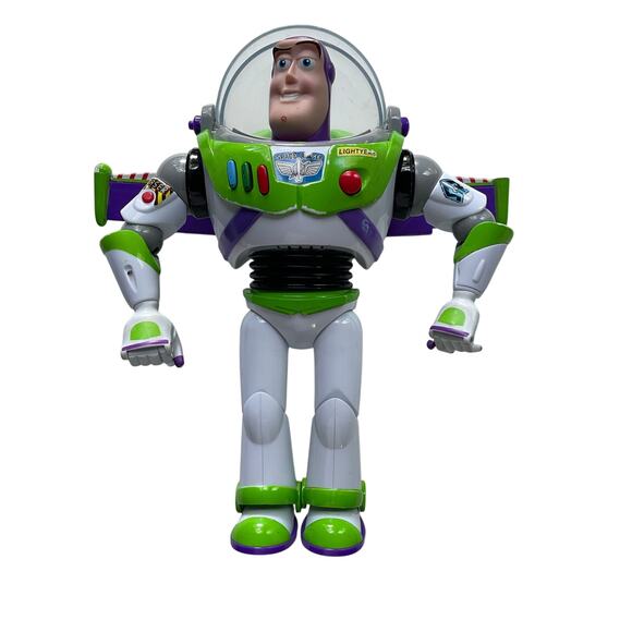 Disney Pixar Toy Story Buzz Lightyear Talking Action Figure 12” Lights Moves - Picture 1 of 10